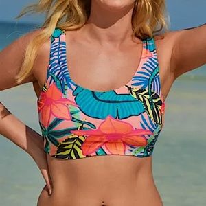 Bravissimo Casablanca bikini top in multi-floral (30FF UK | 30H US)